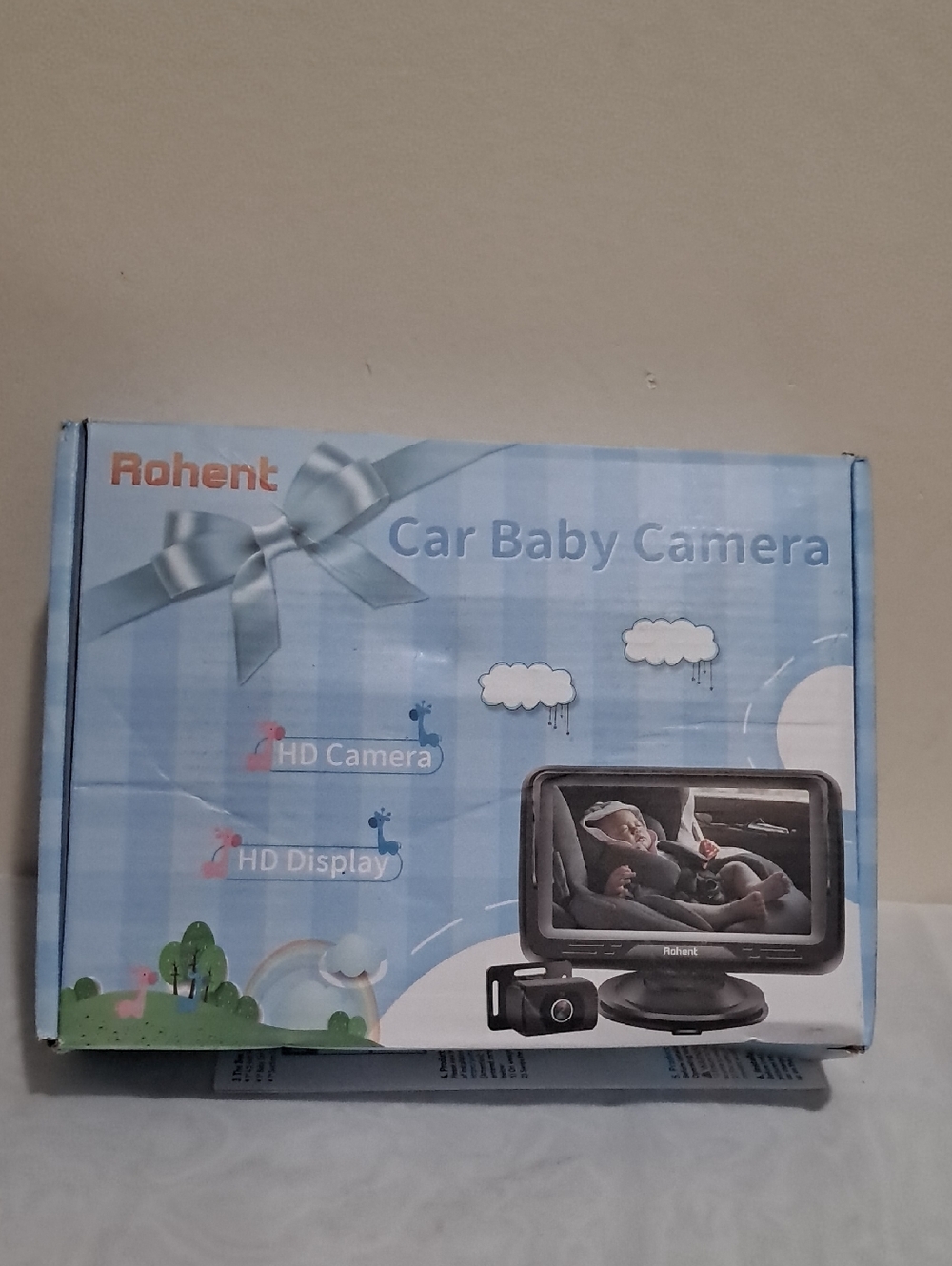 Blue Car Baby Camera - HD Infant Monitor